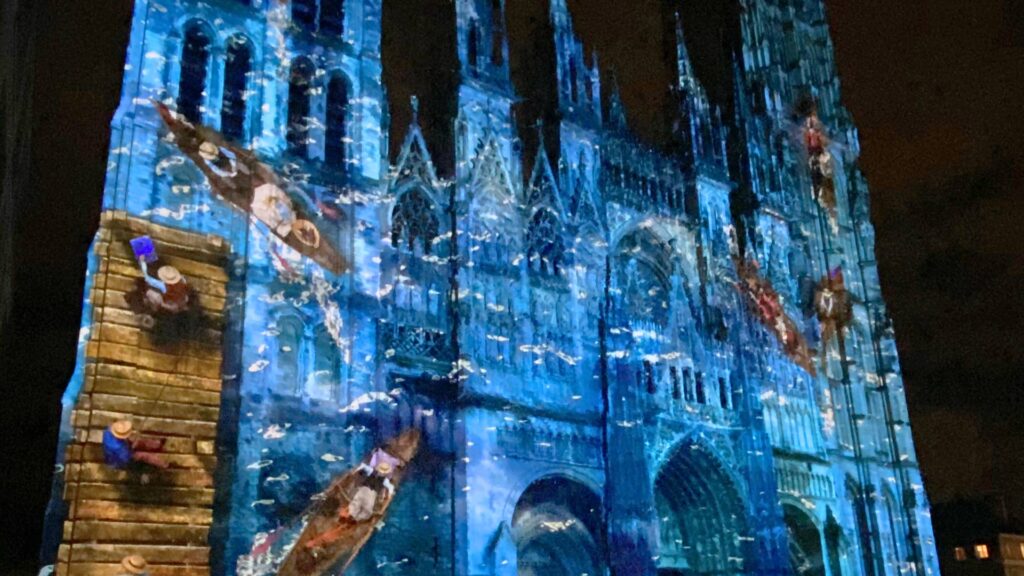 La cathédrale de Rouen illuminée en 2023