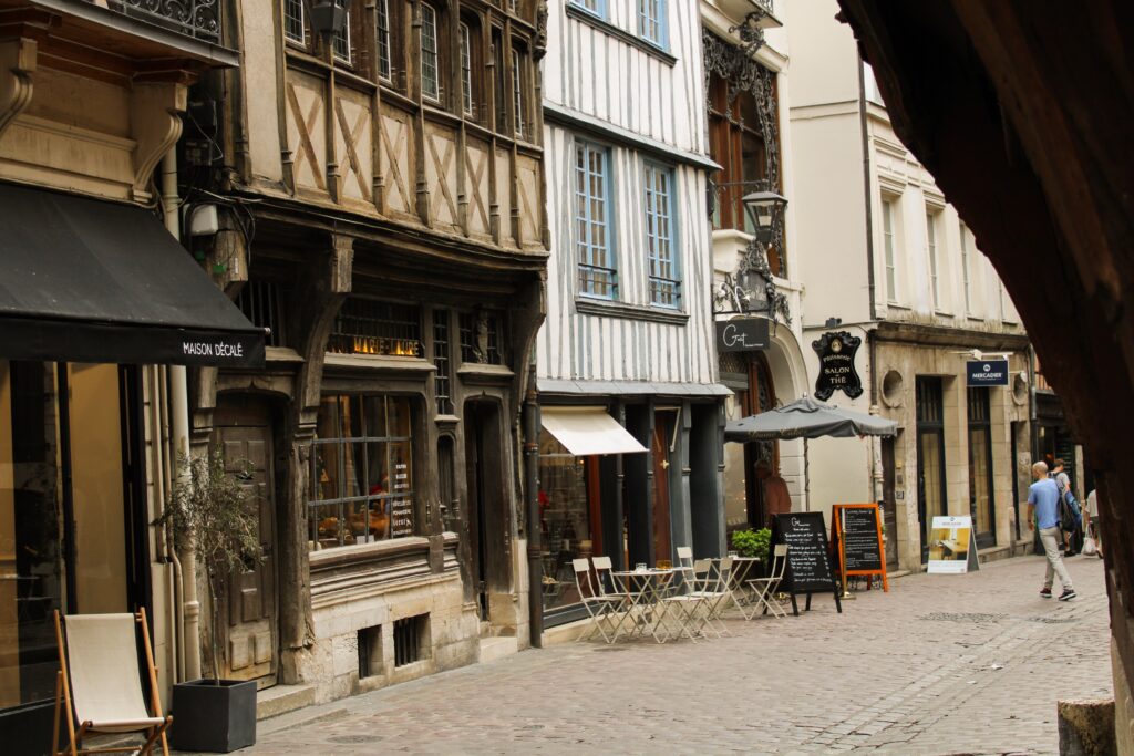 façade d'un immeuble à rouen